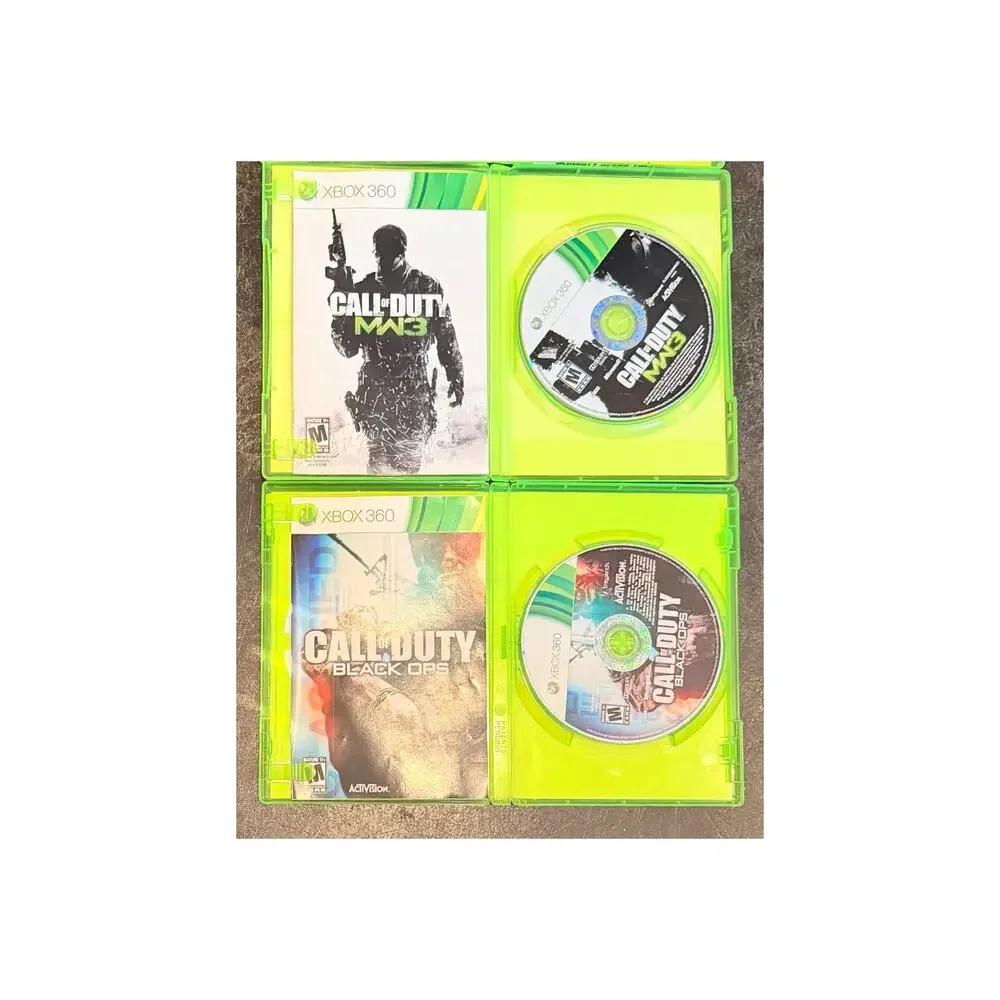 2 XBOX 360 Games Call Of Duty -Black Ops, & Call Of Duty MW3